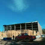 The Playmill Theatre new building construction underway in Island Park